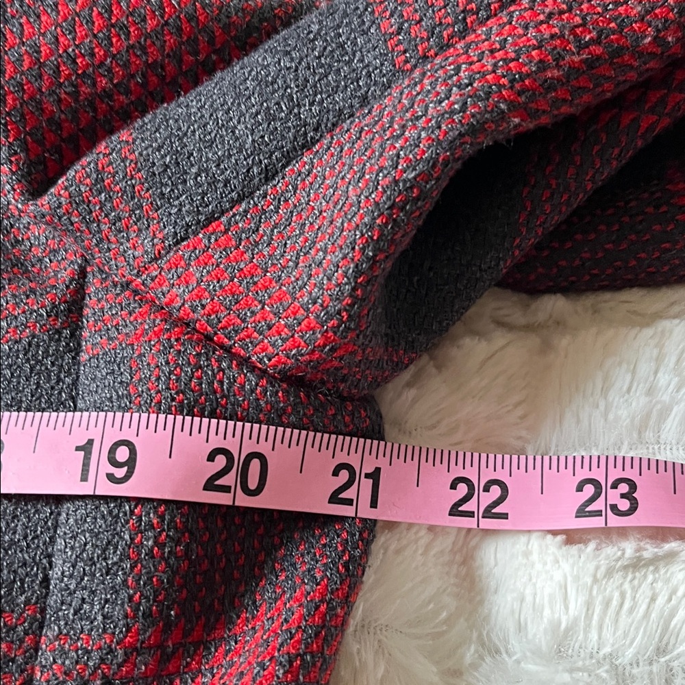John Meyer of Norwich Vintage Wool Blend Red Plaid  Blazer - Picture 13 of 14